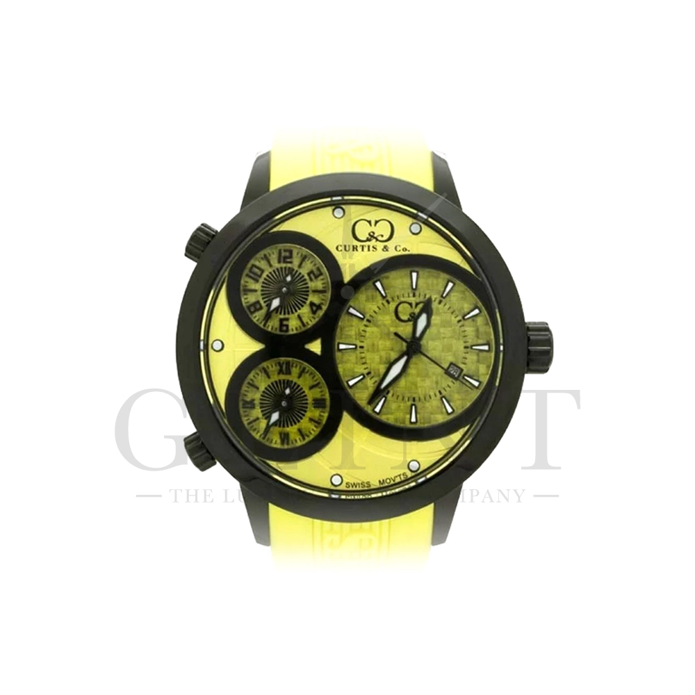 偉大な カーティスビッグタイムワールド 42mm3タイムゾーン ｜ GLINT フェイスジェル・ゲル