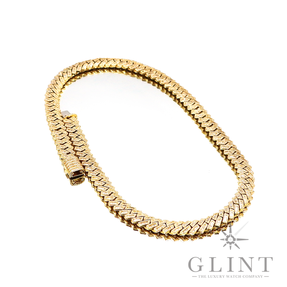 マイアミ キューバン リンク チェーンネックレス ｜ GLINT ｜ 高級時計