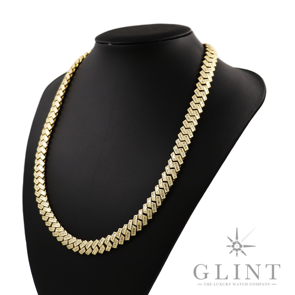 マイアミ キューバン リンク チェーンネックレス ｜ GLINT ｜ 高級時計