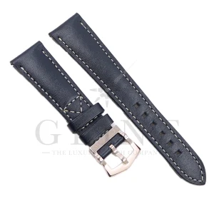 パテックフィリップ<br>カラトラバ 7234G用 ラグ幅18mm<br>ネイビー カーフレザーベルト