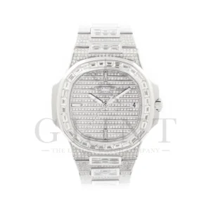 パテックフィリップ<br>ノーチラス<br>ホワイトゴールド ダイヤモンド