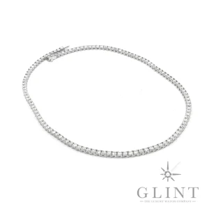 テニスチェーン<br>ネックレス 47cm(WG)