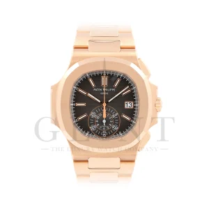 パテックフィリップ<br>ノーチラス クロノグラフ<br>5980/1R-001