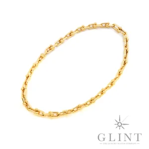 ティファニー<br>ハードウェア ミディアム リンク<br>ネックレス　