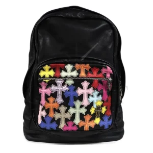 クロムハーツ<br>セメタリークロス マルチパッチ<br>レザーバックパック<br>7TH GRADE