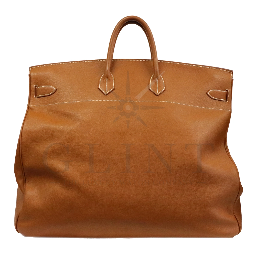 HERMÈS エルメス タンクトップ 馬車モチーフチョコレートブラウン コットン エルメスオータクロア 55ゴールド ヴォー・グレネ・クシュベル