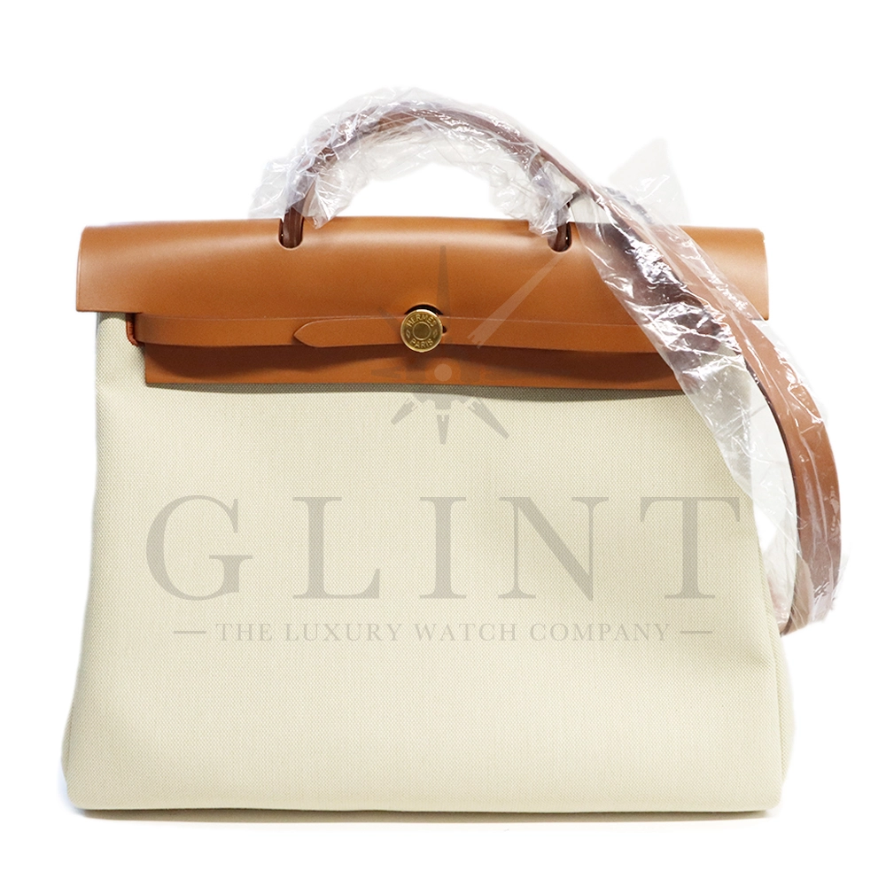 エルメスエールバッグ・ジップ MMトワルアッシュ×カーフ ｜ GLINT