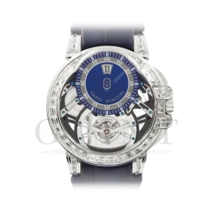 ハリー・ウィンストン<br>オーシャン トゥールビヨン ジャンピングアワー<br>OCEMTJ45WW003
