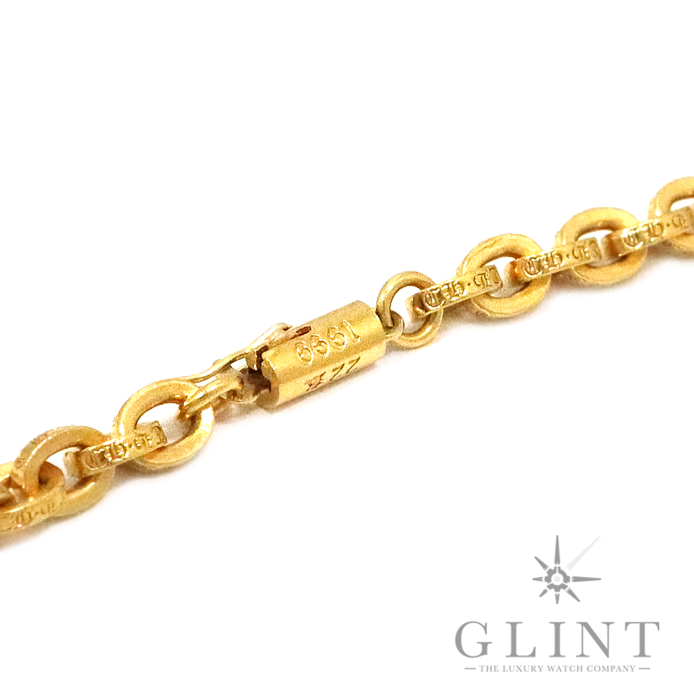 クロムハーツ22K PAPERCHAIN NECKLACE 20GOLD ｜ GLINT ｜ 高級時計