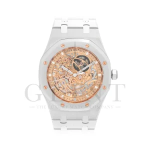 オーデマピゲ<br>ロイヤル オーク<br>ダブル バランスホイール オープンワーク<br>15407ST.OO.1220ST.02