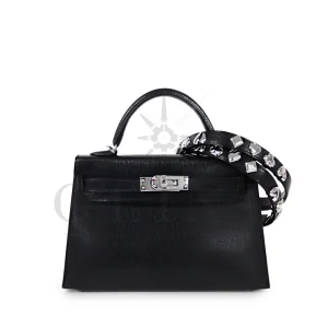 エルメス<br>ミニケリー2<br>セリエ バンドリエール クルーテ<br>シェーブルシャムキラ