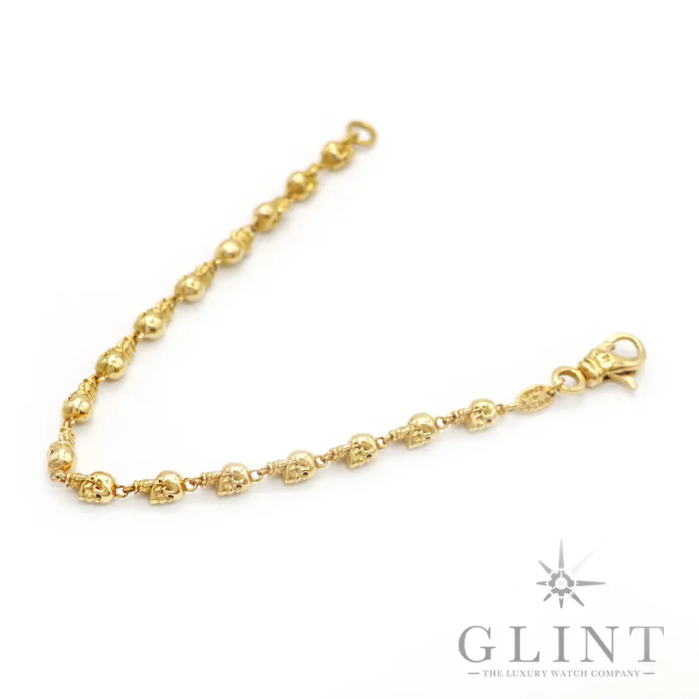 クロムハーツDELPHINO TINY BRCLT 22K YELLOW GOLD ｜ GLINT ｜ 高級